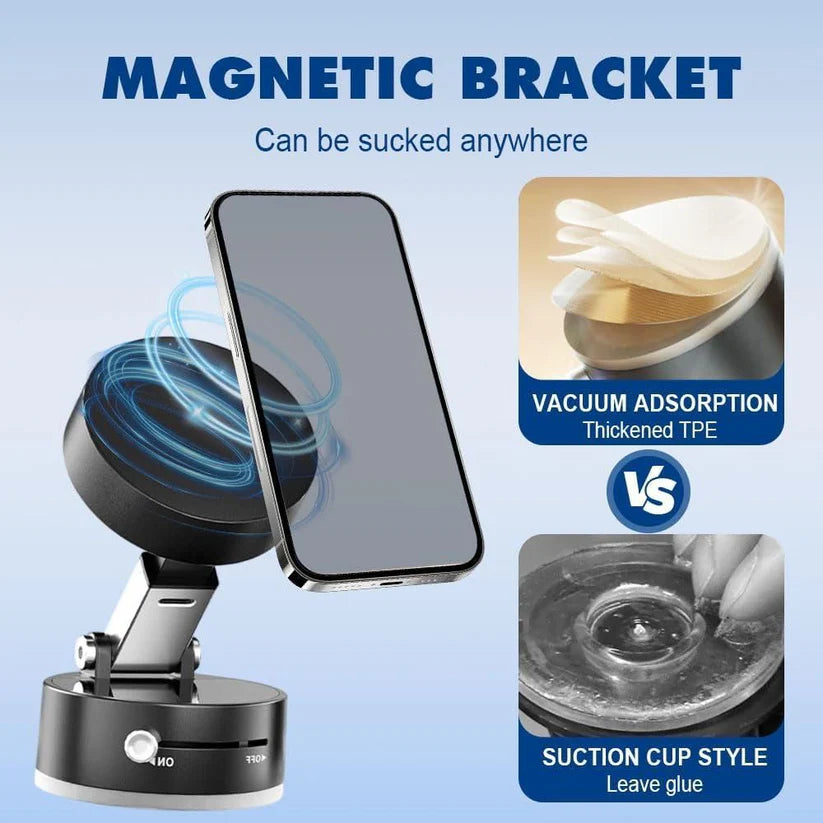 Vacuum Magnetic Suction Phone Holder