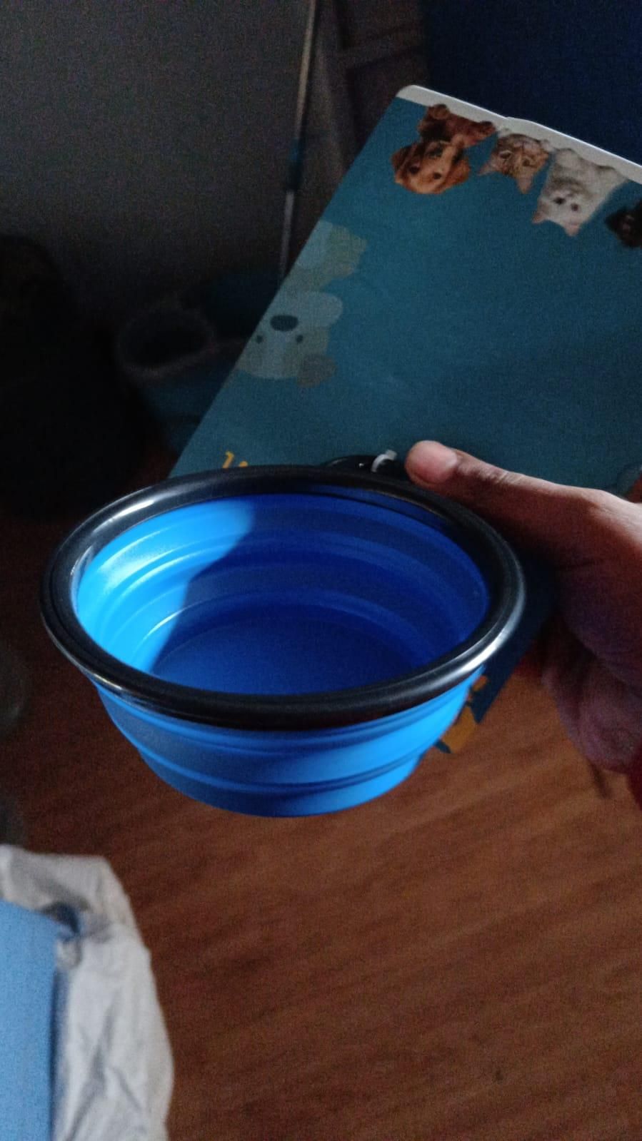 Foldable Silicone Pet Feed Bowl